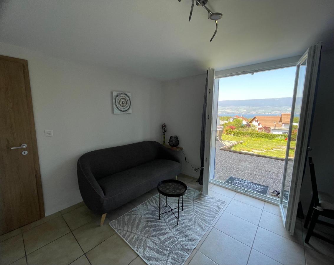 Studio Terrasse Vue Lac Entree Independante Font Εξωτερικό φωτογραφία